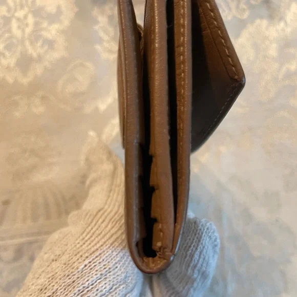 CHRISTIAN DIOR VINTAGE HONEYCOMB COLLECTION SHORT WALLET - Picture 4 of 11